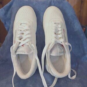 Reebok Princess Classic Running Shoes, #2-1475, White, Women's sz 6.5 pre-owned